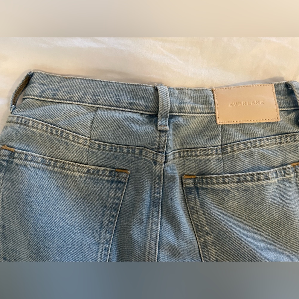 Everlane Denim Reconstructed skirt - Picture 6 of 7